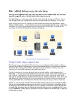 Tài liệu Bảo mật hệ thống mạng đa nền tảng docx
