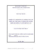 [Luận văn]nghiên cứu ảnh hưởng của chế độ cung cấp nhiên liệu trên động cơ diesel đến chi phí nhiên liệu riêng của liên hợp máy cày 