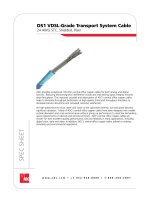 Tài liệu DS1 VDSL-Grade Transport System Cable 24 AWG STC, Shielded, Riser ppt