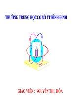 Gián án hoa hoc 8 tiet 43 khong khi - su chay