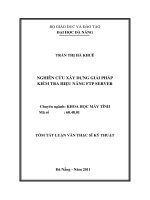 Nghiên cứu xây dựng giải pháp kiểm tra hiệu năng FTP server 