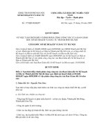 Tài liệu Quyết định số 175/QĐ-KH&ĐT doc
