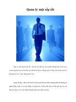 Tài liệu Quản lý một sếp tồi pdf