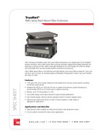 Tài liệu TrueNet® RMG Series Rack Mount Fiber Enclosures docx