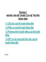 Tài liệu Chương 1: Những vấn đề chung của hệ truyền động điện docx
