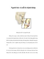 Tài liệu Người béo và nỗi lo bệnh khớp ppt