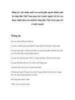 Tài liệu Đăng ký việc nhận nuôi con nuôi giữa người nhận nuôi là công dân Việt Nam tạm trú ở nước ngoài với trẻ em được nhận làm con nuôi là công dân Việt Nam tạm trú ở nước ngoài pdf