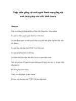 Tài liệu Nhập khẩu giống vật nuôi ngoài Danh mục giống vật nuôi được phép sản xuất, kinh doanh doc