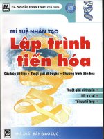 Tài liệu AI - Trí tuệ nhân tạo lập trình tiến hóa P1 pptx