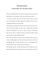 Tài liệu THE SNOW QUEEN - FIFTH STORY. docx