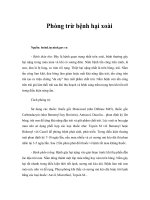 Tài liệu Phòng trừ bệnh hại xoài pptx