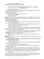 Tài liệu Đáp án và đề thi thử ĐH đợt 1 môn Ngữ văn năm 2010 pdf