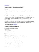 Tài liệu Loading an ADO Recordset into a DataSet pdf