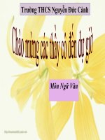 Tài liệu Tiết 39: Văn bản - Ếch ngồi đáy giếng. Gv: Nguyễn Thị Loan - Trường THCS Nguyễn Đức Cảnh