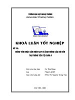 Đồng yên nhật bản hiện nay và ảnh hưởng của nó đến thị trường tiền tệ châu á 