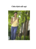 Tài liệu Chữa bệnh mất ngủ doc