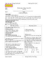 Gián án Giao an lop 4 tuan 23 ca ngay -KNS¦- BVMT- CKT