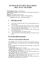 Tài liệu CHỦ ĐỀ: THẾ GIỚI ĐỘNG VẬT - Khối Nhà Trẻ docx