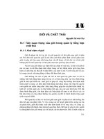 Tài liệu Chương 14: Giới và chất thải ppt