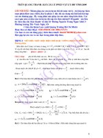 Bài giải chi tiết chương điện xoay chiều- Ôn thi Đại học