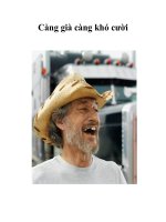 Tài liệu Càng già càng khó cười pptx