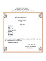 Tài liệu Mẫu giấy chứng nhận Vietgap doc