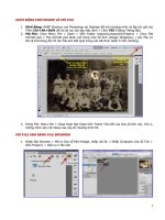 KHỞI ĐỘNG VÀ MỞ FILE