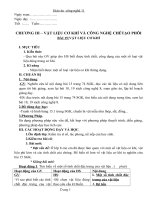 Tài liệu cong nghe ii hoc ki II 2011