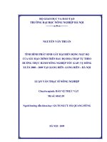 Tình hình phát sinh gây hại biến động mật độ của sau hại chính trên rau hoa thập tự theo hướng thực hành nông nghiệp tốt vụ đông xuân long biên  hà nội 