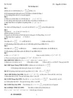 Tài liệu ôn thi HK 1 - Toán 12