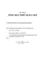 Tài liệu đồ án kỹ thuật lạnh, chương 6 ppt