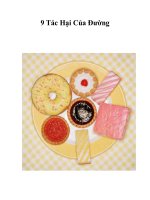 Tài liệu 9 Tác Hại Của Đường ppt