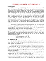 Bài soạn GD dao duc cho HS