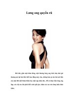 Tài liệu Lưng ong quyến rũ pptx