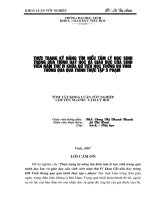Thực trạng kỹ năng tìm hiểu tâm lý học sinh trong quá trình dạy học và giáo dục của sinh viên năm thứ IV khoa tỉểu học trường đại học vinh thông qua quá trình thực tập sư phạm 