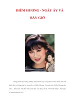 Tài liệu DIỄM HƯƠNG - NGÀY ẤY VÀ BÂY GIỜ docx