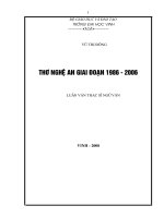 Thơ nghệ an giai đoạn 1986  - 2006 