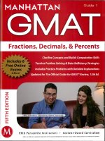 Manhattan GMAT fractions decimals and percents 