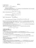 Tài liệu Đề ôn thi CĐ ĐH môn Toán ppt
