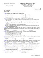 Tài liệu Bộ đề ôn thi tốt nghiệp hệ phân ban môn lý đề 4 pptx