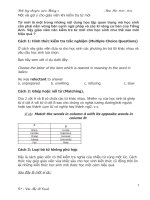 Bài soạn Tich luy Tháng 1/2011/Cách kiểm tra từ mới