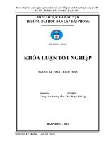 Hoàn thiện tổ chức lập và phân tích báo cáo kết quả kinh doanh tại công ty CP tư vấn thiết kế đầu tư miền duyên hải 1 
