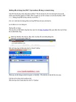 Tài liệu Hướng dẫn sử dụng EasyPHP pptx