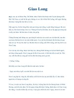 Tài liệu Giao Long docx