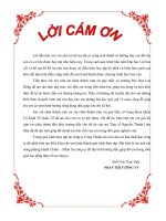 Đề tài một số giải pháp nhằm hoàn thiện công tác quản trị nguồn nhân lực tại công ty TNHH dịch vụ giao nhận vận tải vàthương mại CÔNG THÀNH 