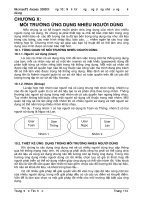 Tài liệu môi trường ứng dụng nhiều người ppt