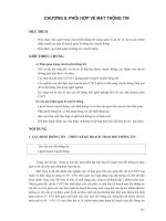 Tài liệu CHƯƠNG 8. PHỐI HỢP VỀ MẶT THÔNG TIN pptx