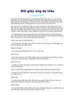 Tài liệu Đôi giày ủng da trâu ppt