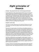 Tài liệu Eight principles of finance pdf