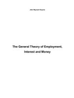  The general theory of employment interest and money (1936) 